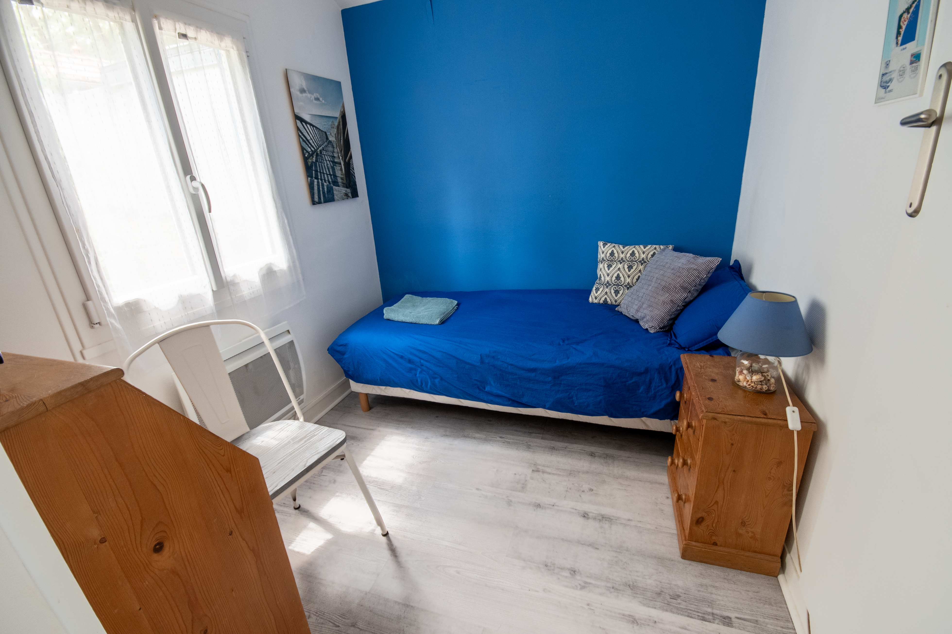 Détail d'une chambre lumineuse